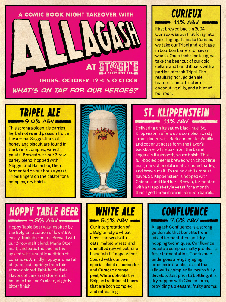 stosh’s_allagash-comic-book-night-menus_09-26-17